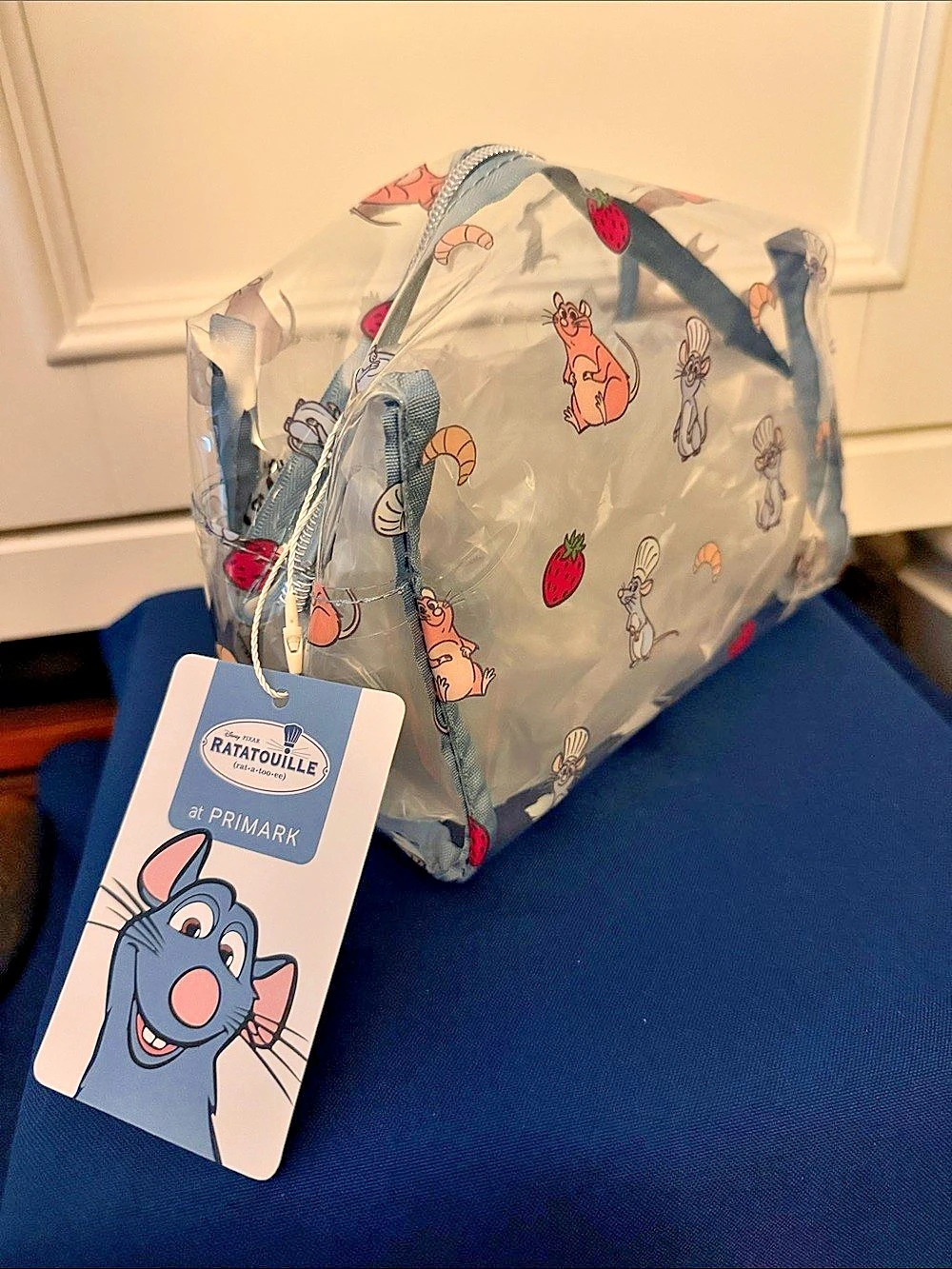 Primark Disney Pixar Ratatouille Clear Cosmetic Bag
